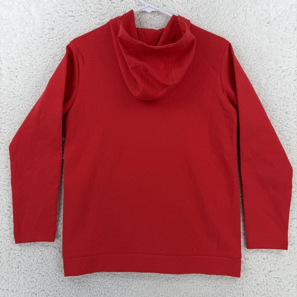 Old Navy Active Kids XL 14-16 Red Dynamic Fleece Pullover Hoodie Zip Pockets